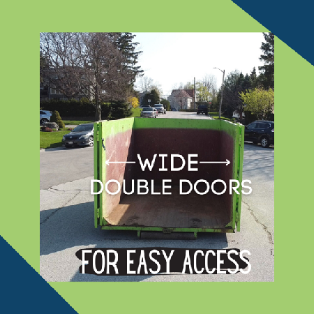 Wide Double Doors for Easy Access